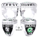 St. Marys High School Football 2025 Championship Ring - Design 1.3