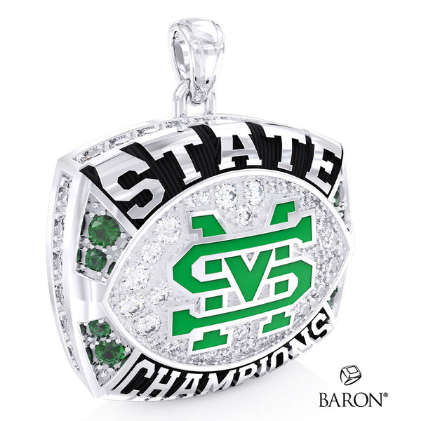 St. Marys High School Football 2025 Championship Ring Top Pendant - Design 1.4