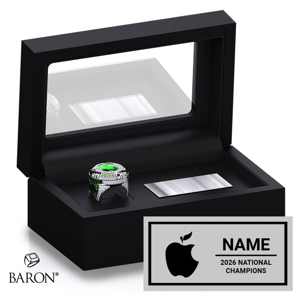 Stingray Allstars Apple Cheer 2026 Championship Black Standard Window Ring Box