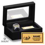 Stingray Allstars Citrus Cheer 2026 Championship Black Standard Window Ring Box