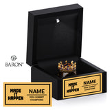 Stingray Allstars Moonlight Summit Cheer 2026 Championship Black LED Ring Box