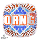 Stingray Allstars Orange NCA-Cheersport Combo Cheer 2026 Championship Ring - Design 1.6