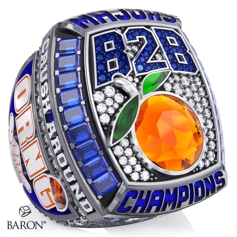Stingray Allstars Orange Majors Cheer 2026 Championship Ring - Design 1.6