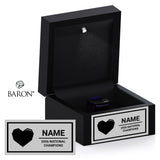 Stingray Allstars Purple Cheer 2026 Championship Black LED Ring Box