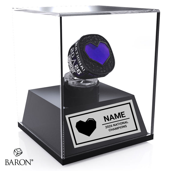 Stingray Allstars Purple Cheer 2026 Championship Display Case