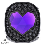 Stingray Allstars Purple Cheer 2026 Championship Ring - Design 3.3