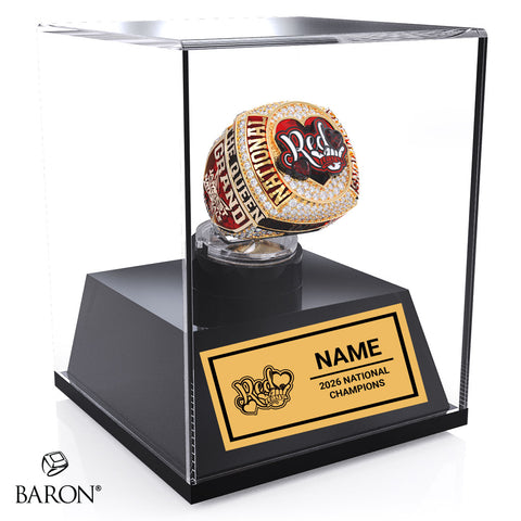 Stingray Allstars Red Rays Cheer 2026 Championship Display Case