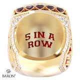 Stingray Allstars Red Rays Cheer 2026 Championship Ring - Design 1.2