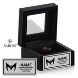 Stingray Allstars Scarlet Cheer 2026 Championship Black Window Ring Box