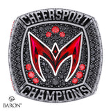 Stingray Allstars Scarlet Cheer 2026 Championship Ring - Design 1.2