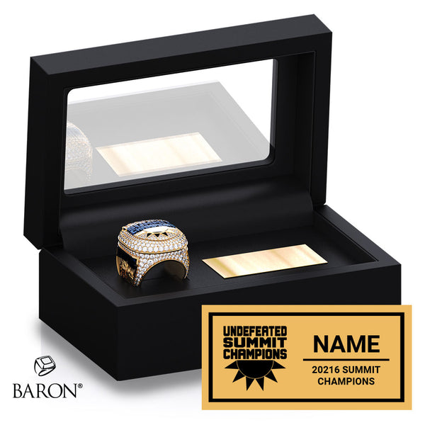Stingray Allstars UV Summit Cheer 2026 Championship Black Standard Window Ring Box