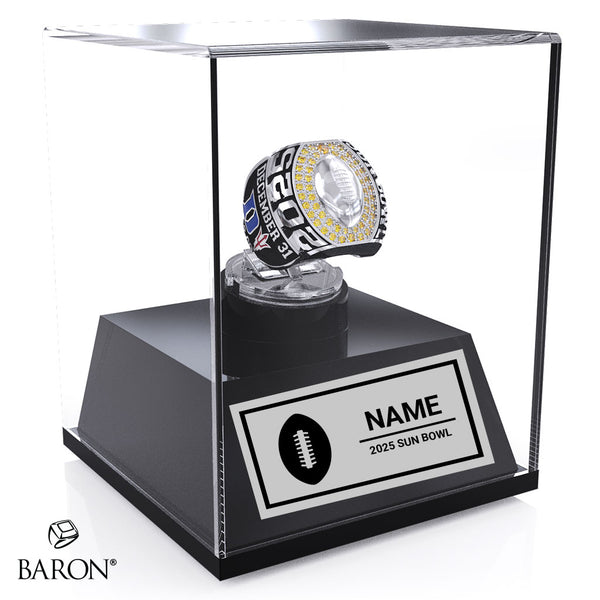 Sun Bowl Officials 2025 Championship Display Case