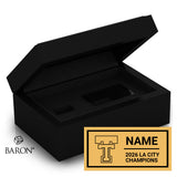 Taft Charter High School Cheer 2026 Championship Black Standard Window Ring Box