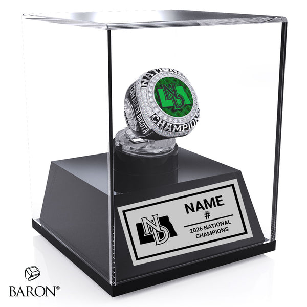 Team North Dakota Boys Hockey 2026 Championship Display Case