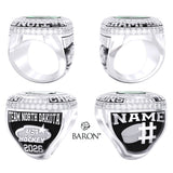 Team North Dakota Boys Hockey 2026 Championship Ring - Design 2.1
