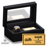 Team Red Dot Football 2026 Championship Black Standard Window Ring Box