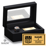 Team USA Inline Hockey 2026 Championship Black Standard Window Ring Box