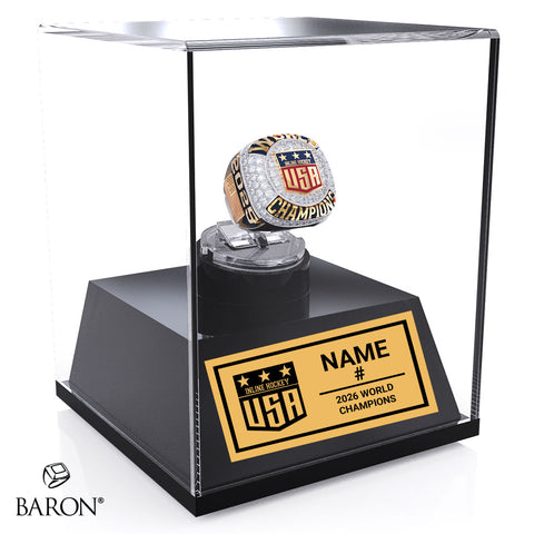 Team USA Inline Hockey 2026 Championship Display Case