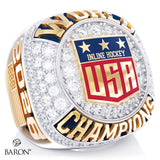 Team USA Inline Hockey 2026 Championship Ring - Design 2.2