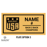 Team USA Inline Hockey 2026 Championship Black Standard Window Ring Box