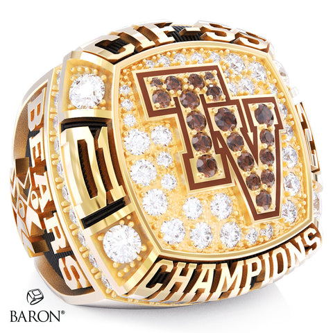 Temecula Valley High School Stunt Cheer 2026 Championship Ring - Design 1.4