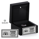 Texas Stars Softball 2025 Championship Black LED Ring Box