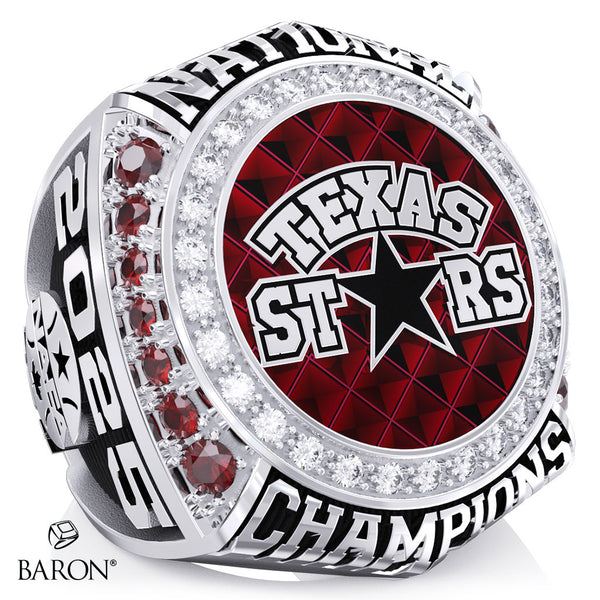 Texas Stars Softball 2025 Championship Ring - Design 1.2