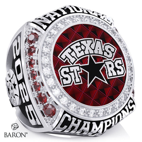 Texas Stars Softball 2025 Championship Ring - Design 1.2