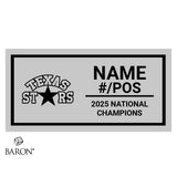 Texas Stars Softball 2025 Championship Display Case