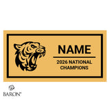 Texas Tigers 14U AA Hockey 2026 Championship Black Window Ring Box
