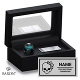 Stingray Allstars Gray Cheer 2026 Championship Black Standard Window Ring Box
