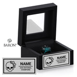 Stingray Allstars Gray Cheer 2026 Championship Black Window Ring Box