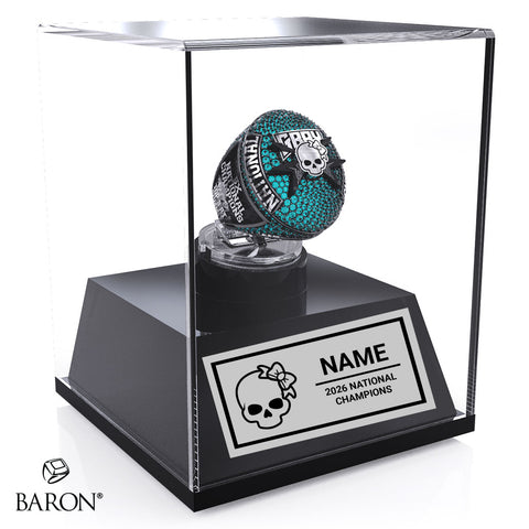 Stingray Allstars Gray Cheer 2026 Championship Display Case