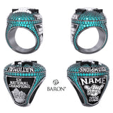 Stingray Allstars Gray Cheer 2026 Championship Ring - Design 1.2