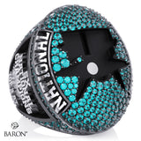 Stingray Allstars Gray Cheer 2026 Championship Ring - Design 1.2