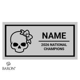 Stingray Allstars Gray Cheer 2026 Championship Black Standard Window Ring Box