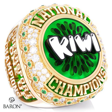 Stingray Allstars Kiwi Cheer 2026 Championship Ring - Design 1.1