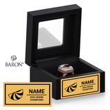 Stingray Allstars Peppermint Cheer 2026 Championship Black Window Ring Box
