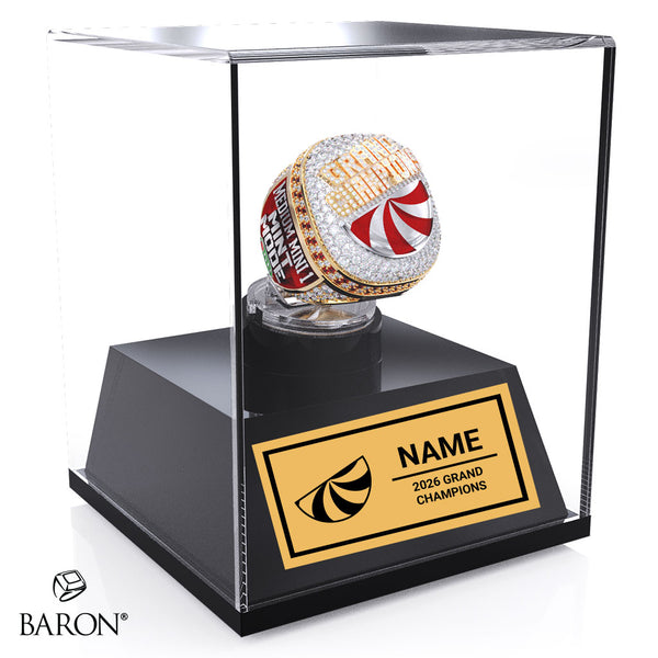 Stingray Allstars Peppermint Cheer 2026 Championship Display Case