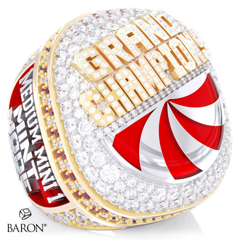 Stingray Allstars Peppermint Cheer 2026 Championship Ring - Design 1.2