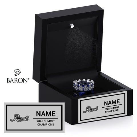 Stingray Allstars Royal Rays Cheer 2026 Championship Black LED Ring Box
