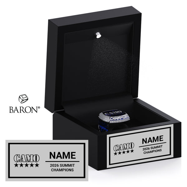 Stingray Allstars Camo Cheer 2026 Championship Black LED Ring Box