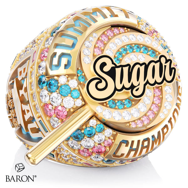 Stingray Allstars Marietta Sugar Cheer 2026 Championship Ring - Design 1.6