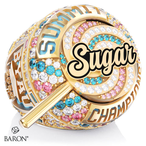 Stingray Allstars Marietta Sugar Cheer 2026 Championship Ring - Design 1.6