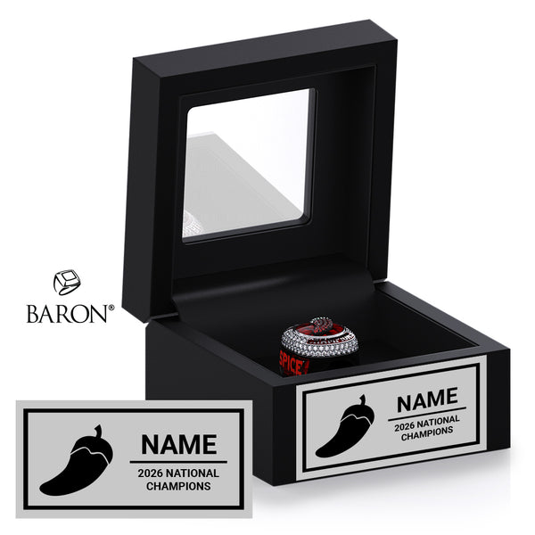 Stingray Allstars Spice 2026 Championship Black Window Ring Box