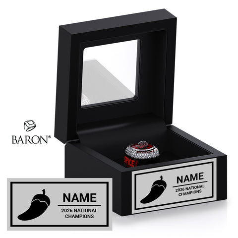Stingray Allstars Spice 2026 Championship Black Window Ring Box
