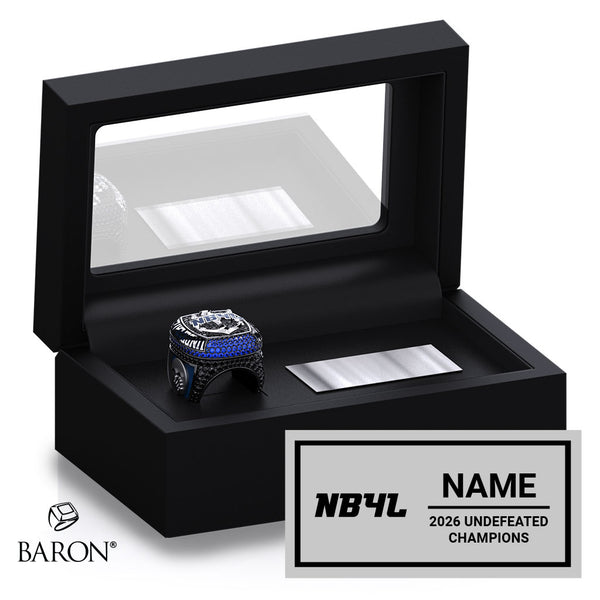 Stingray Allstars Navy 2026 Championship Black Standard Window Ring Box