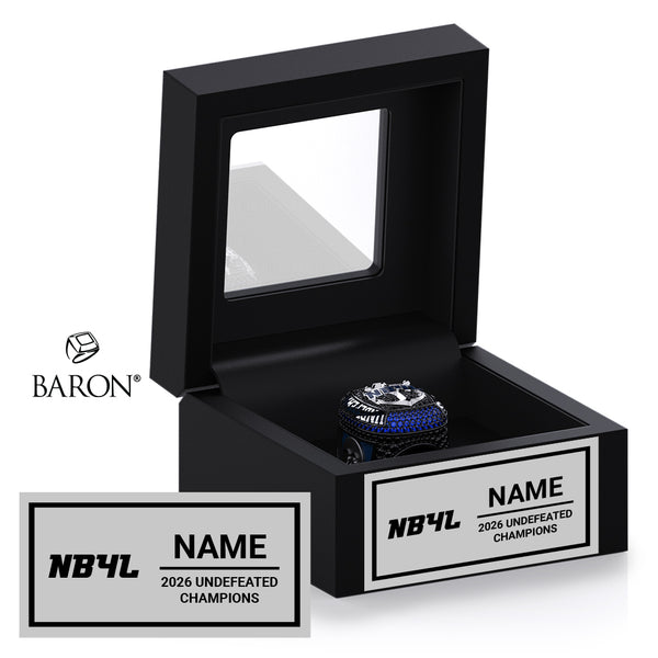 Stingray Allstars Navy 2026 Championship Black Window Ring Box