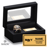 Stingray Allstars Navy Summit Cheer 2026 Championship Black Standard Window Ring Box