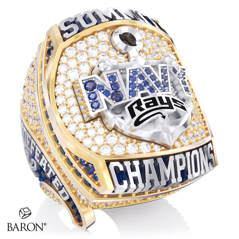 Stingray Allstars Navy Summit Cheer 2026 Championship Ring - Design 1.3